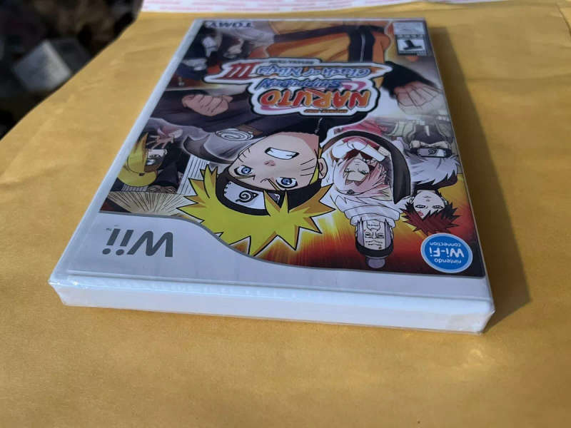 Wii Naruto Shippuden Clash of Ninja Revolution 3 Wii Factory Sealed