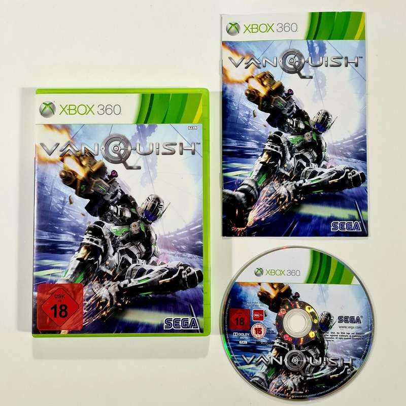 VANQUISH XBOX 360 + original Xbox360 Manual