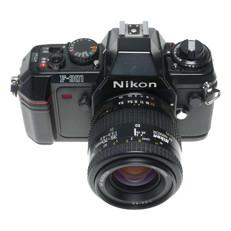 Nikon F-301 35mm Film SLR Camera