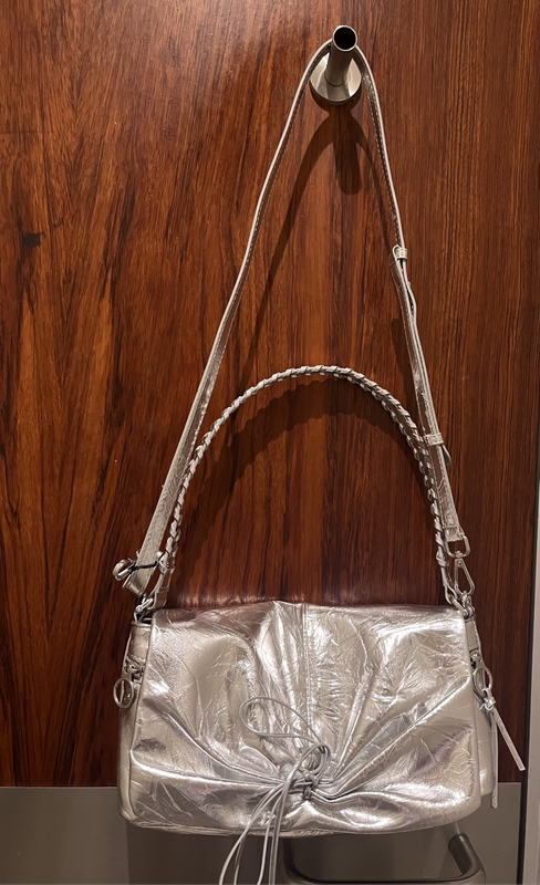 Silver Zara Crossbody Bag