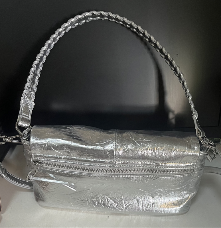 Silver Zara Crossbody Bag