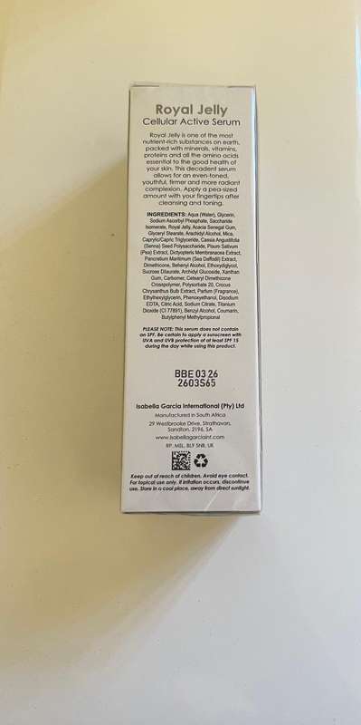 Isabella Garcia Royal Jelly Serum