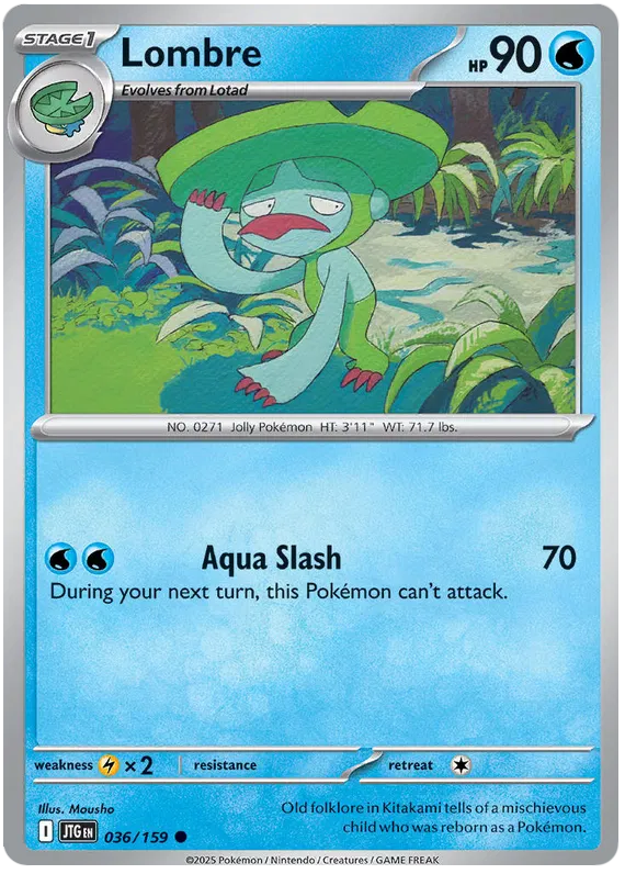 Pokemon Card - Lombre 036/159 - Common - Journey Together - NM