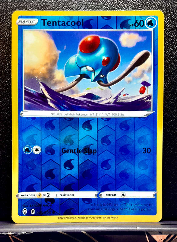 Pokemon Cards - Tentacool 026/203 - Reverse Holo - Sword & Shield Evolving Skies NM