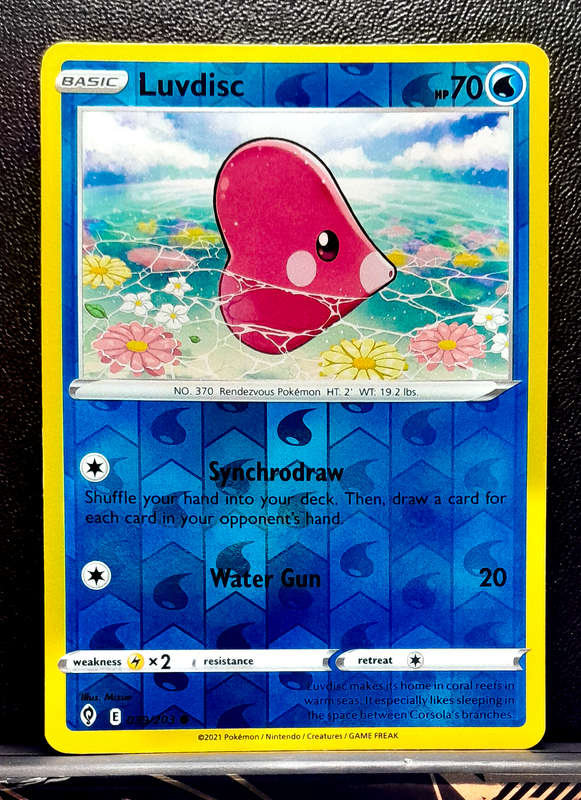 Pokemon Cards - Lovedisc 039/203 - Reverse Holo - Sword & Shield Evolving Skies NM