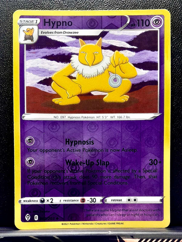 Pokemon Cards - Hypno 062/203 - Reverse Holo - Sword & Shield Evolving Skies NM