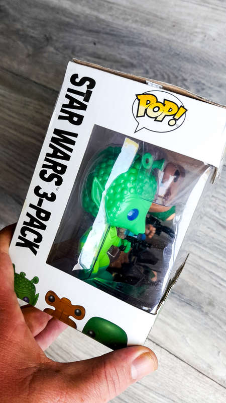 Funko Pop - Star Wars - Greedo / Hammerhead / Walrus Man 3 pack. (Box Damage)