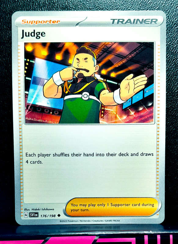Pokemon Card - Judge 176/198 - Trainer - Scarlett & Violet Base Set