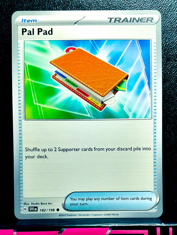 Pokemon Card -Pal Pad 182/198 - Trainer - Scarlett & Violet Base Set