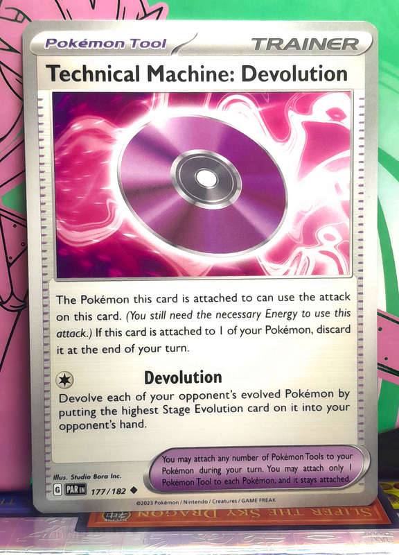 Pokemon Card - Technical Machine: Devolution 177/182 - Paradox Rift NM