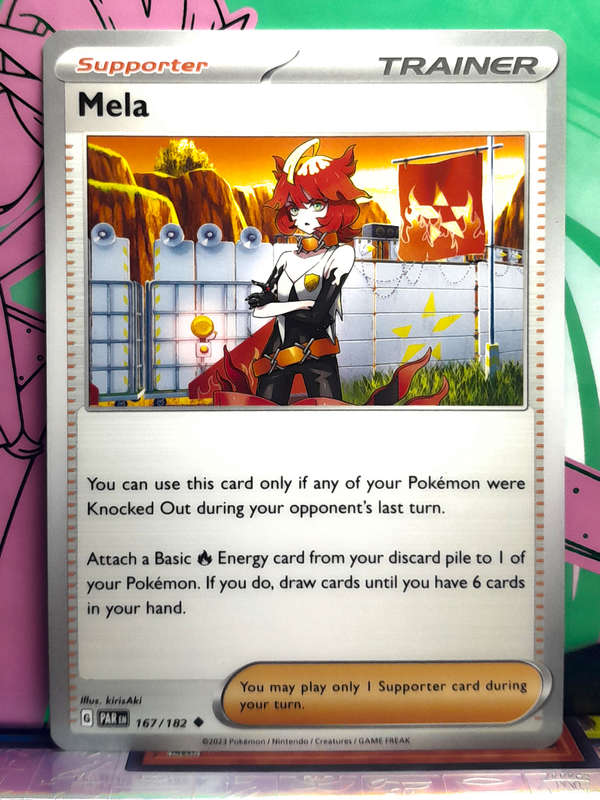 Pokemon Card - Mela 167/182 - Trainer - Paradox Rift NM