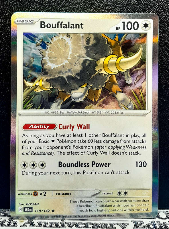 Pokemon Card - Bouffalant 119/142 - Holo Rare - Stellar Crown NM