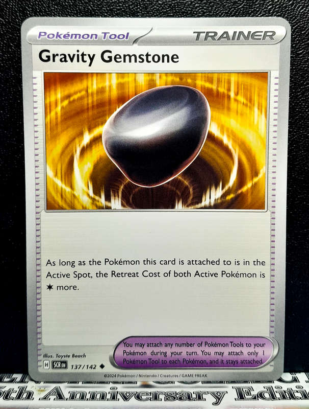 Pokemon Card - Gravity Gemstone 135/142 - Trainer - Stellar Crown NM