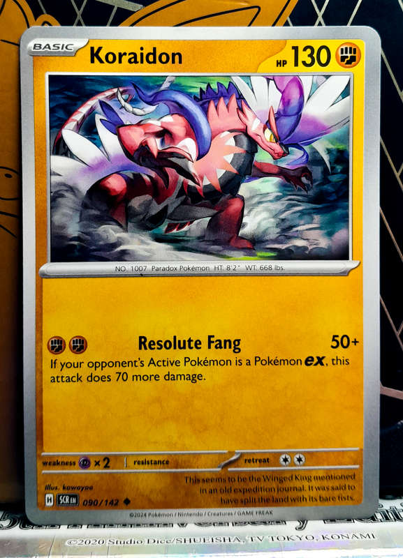 Pokemon Card - Koraidon 090/142 - Uncommon - Stellar Crown NM
