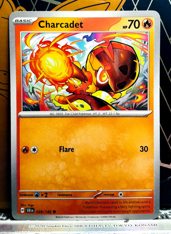 Pokemon Card - Charcadet 029/142 - Common - Stellar Crown NM