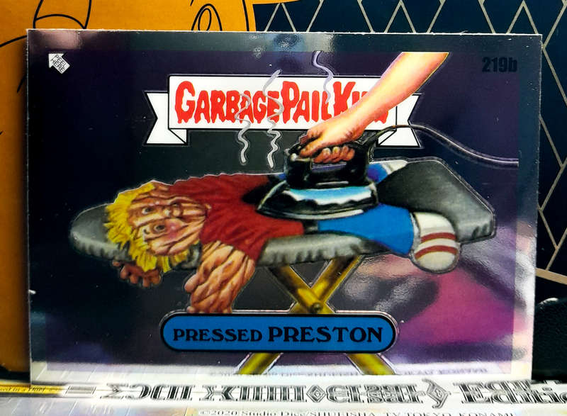 Topps Chrome - Garbage Pail Kids - Pressed Preston 219b - NM