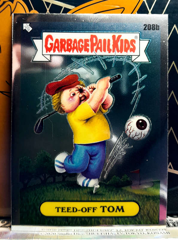 Topps Chrome - Garbage Pail Kids - Teed-off Tom 208b  - NM