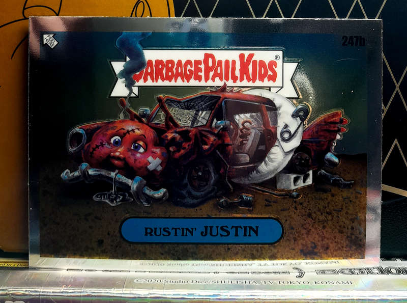 Topps Chrome - Garbage Pail Kids - Rustin' Justin 247b - NM