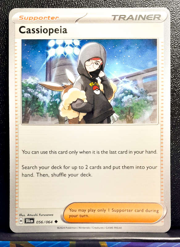 Pokemon Card - Cassiopeia 056/064 - Trainer - Shrouded Fable NM