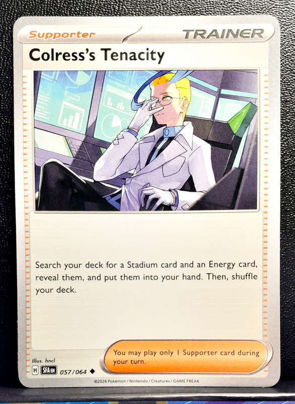 Pokemon Card - Colress's Tenacity 057/064 - Trainer - Shrouded Fable NM