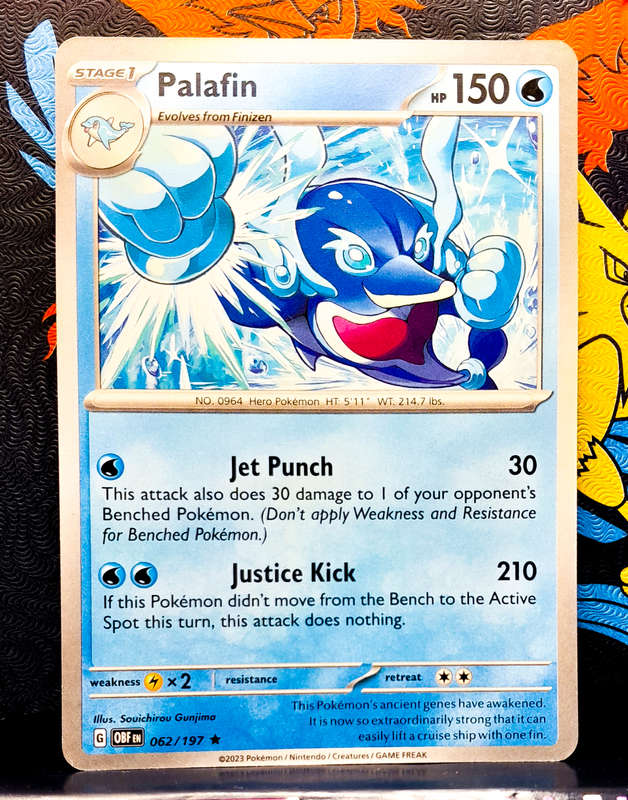 Pokemon Cards - Palafin 062/197 - Obsidian Flames