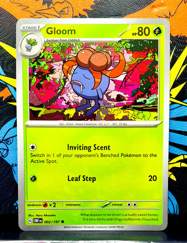 Pokemon Cards - Gloom 002/197 - Obsidian Flames