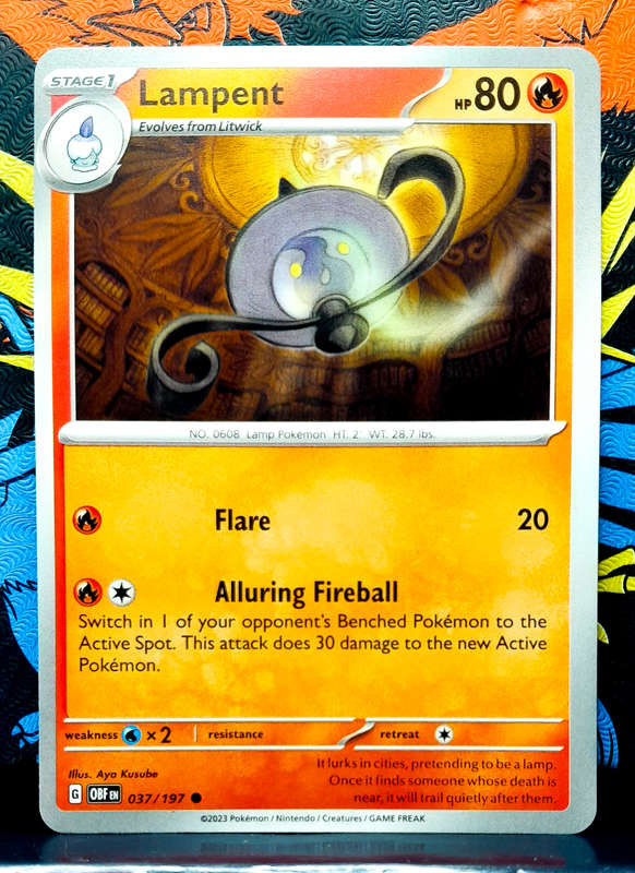 Pokemon Cards - Lampert 037/197 - Obsidian Flames