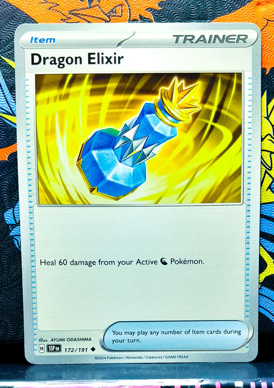 Pokemon Card - Dragon Elixir 172/191 - Item Trainer - Surging Sparks NM