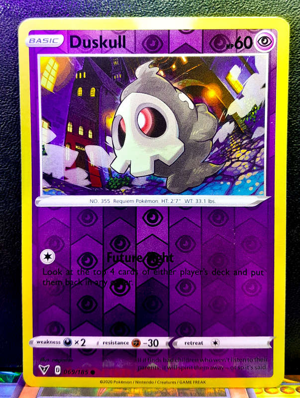 Pokemon Cards - Duskull 069/185 - Non Holo Rare -  Vivid Voltage (NM)