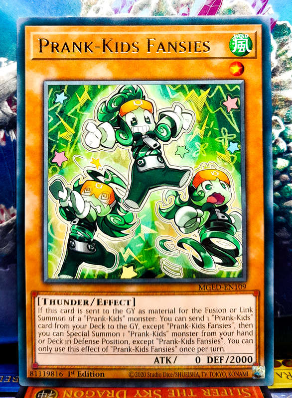 Yu-Gi-Oh! Card - Prank-Kids Fansies - 1st Edition  - Rare - MGED-EN109 - NM