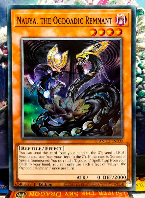 Yu-Gi-Oh! Card - Nauya, the Ogdoadic Remnant - 1st Edition  - Ultra Rare Holo - ANGU-EN002 - NM
