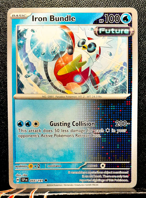 Pokemon Card -Iron Bundle 055/191- Uncommon - Surging Sparks NM
