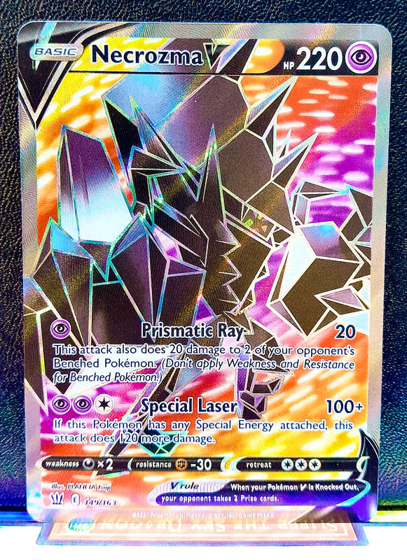 Pokemon Card - Necrozma V 149/163 - Textured Full Art - SWSH Battle Styles - NM