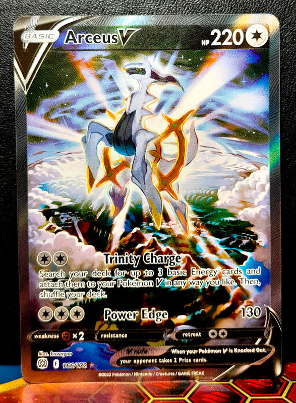 Pokemon Card - Arceus V 166/172 - Special Illustraition Rare - Brilliant Stars NM
