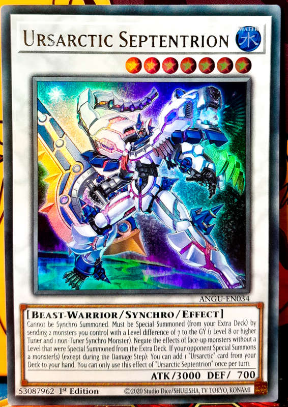 Yu-Gi-Oh! Card - Nauya, the Ogdoadic Remnant - 1st Edition  - Ultra Rare Holo - ANGU-EN034 - NM