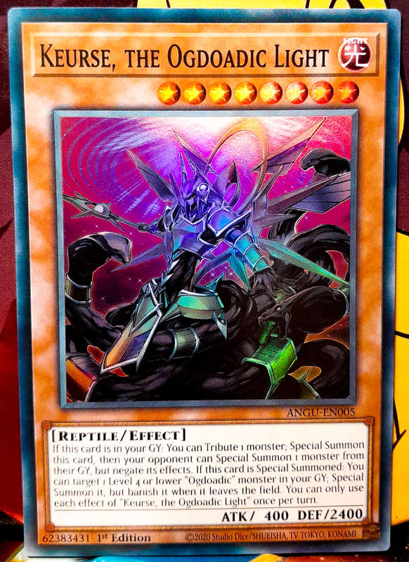 Yu-Gi-Oh! Card - Keurse, the Ogdoadic Light - 1st Edition  - Ultra Rare Holo - ANGU-EN005 - NM
