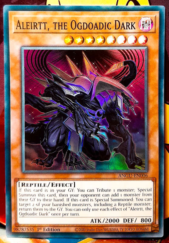 Yu-Gi-Oh! Card - Aleirtt, the Ogdoadic Dark - 1st Edition  - Ultra Rare Holo - ANGU-EN006 - NM