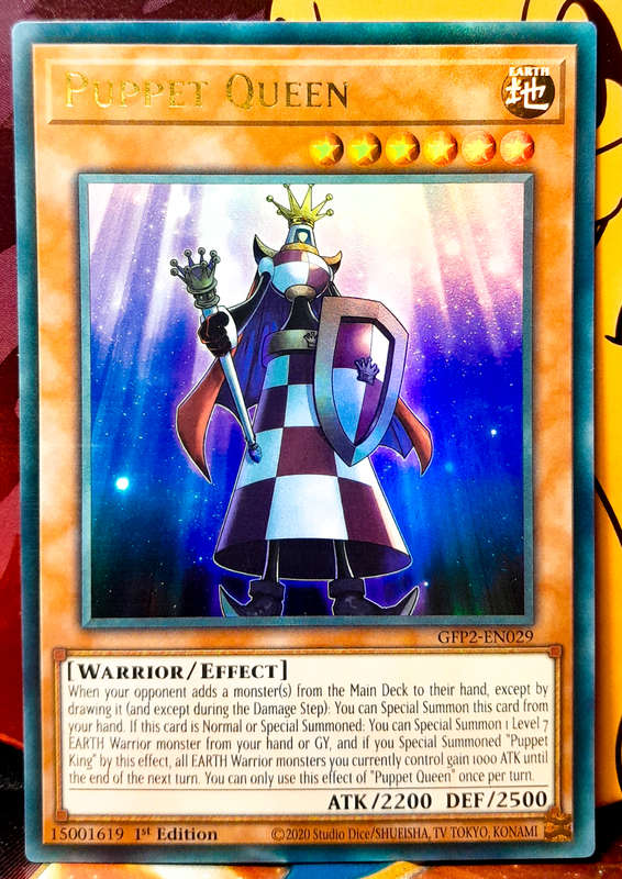 Yu-Gi-Oh! Card - Puppet Queen - 1st Edition  - Ultra Rare Holo - GFP2-EN029 - NM