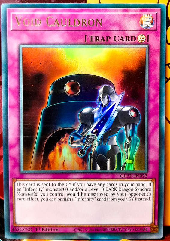 Yu-Gi-Oh! Card - Void Cauldron - 1st Edition  - Ultra Rare Holo - GFP2-EN023 - NM