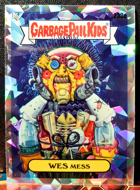Garbage Pail Kids -  Wes Mess 233a - Atomic Refractor - Topps Chrome Series 6 - NM