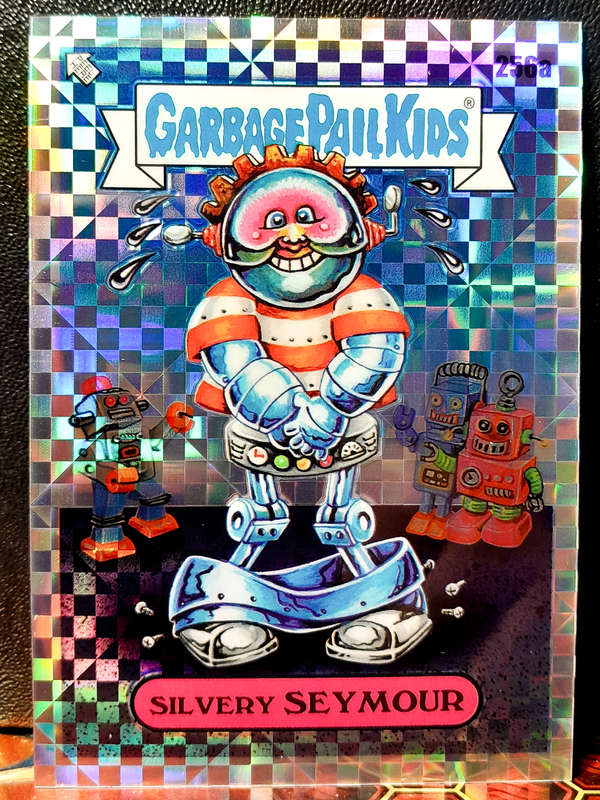 Garbage Pail Kids -  Silvery Seymour- X-fractor - Topps Chrome Series 6 - NM