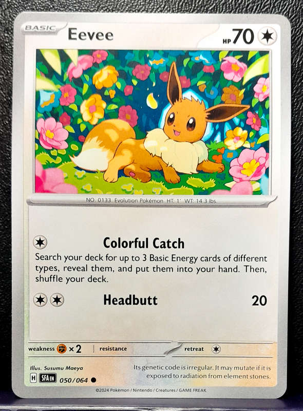 Pokemon Card - Eevee 050/064 - Common - Shrouded Fable NM