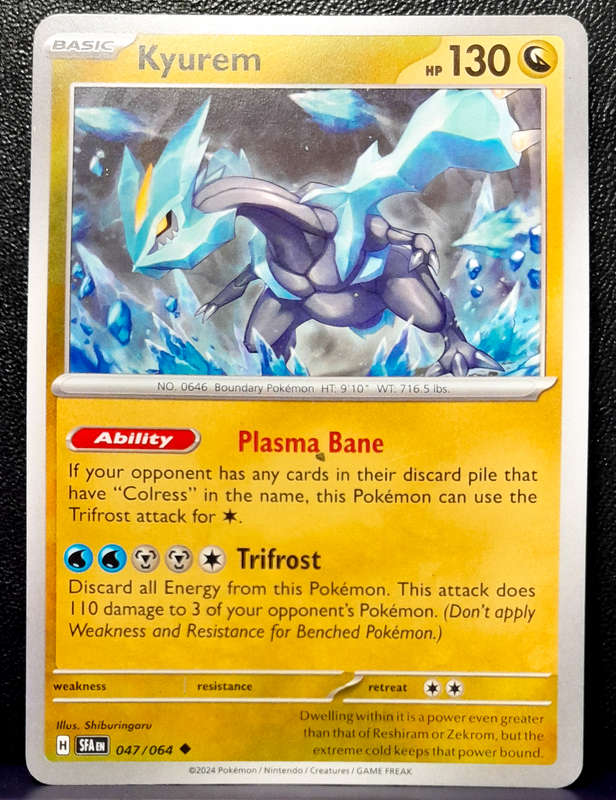 Pokemon Card - Kyurem 047/064 - Uncommon - Shrouded Fable NM