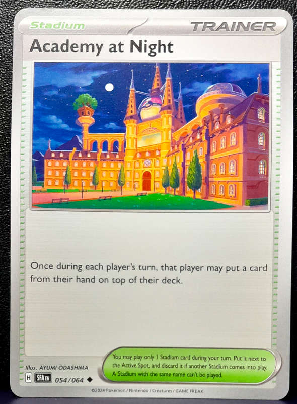 Pokemon Card - Academy at Night 054/064 - Stadium Trainer - Shrouded Fable NM