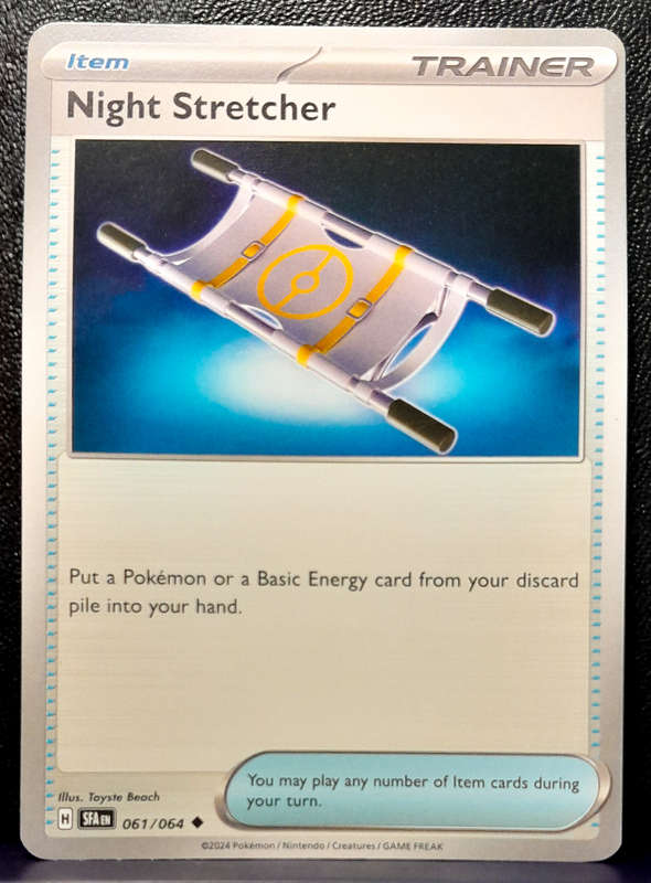 Pokemon Card - Night Stretcher 061/064 - Item Trainer - Shrouded Fable NM