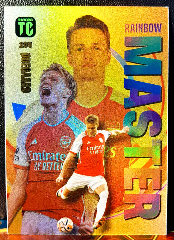 Panini Top Class - Martin Odegaard 200 - Rainbow Master Holofoil - 2024 - NM