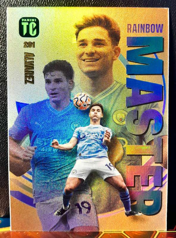 Panini Top Class - Julian Alvarez 201 - Rainbow Master Holofoil - 2024 - NM