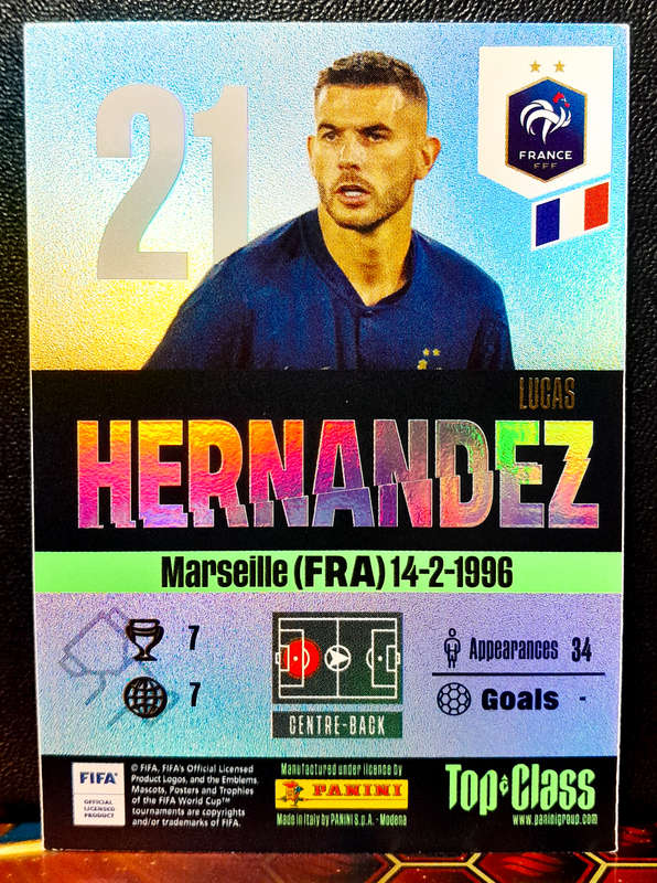 Panini Top Class - Hernandez 191 - WINNER  - 2024 - NM
