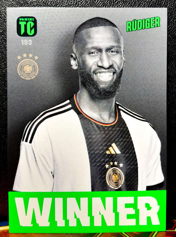 Panini Top Class - Rudiger 193 - WINNER  - 2024 - NM