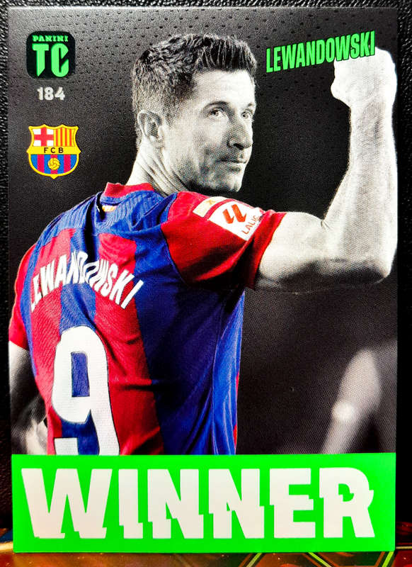 Panini Top Class - Lewandowski 184 - WINNER  - 2024 - NM